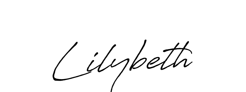 Once you've used our free online signature maker to create your best signature Antro_Vectra_Bolder style, it's time to enjoy all of the benefits that Lilybeth name signing documents. Lilybeth signature style 7 images and pictures png