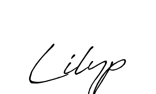 Once you've used our free online signature maker to create your best signature Antro_Vectra_Bolder style, it's time to enjoy all of the benefits that Lilyp name signing documents. Lilyp signature style 7 images and pictures png