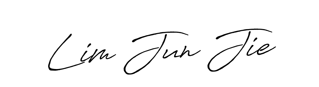 Best and Professional Signature Style for Lim Jun Jie. Antro_Vectra_Bolder Best Signature Style Collection. Lim Jun Jie signature style 7 images and pictures png