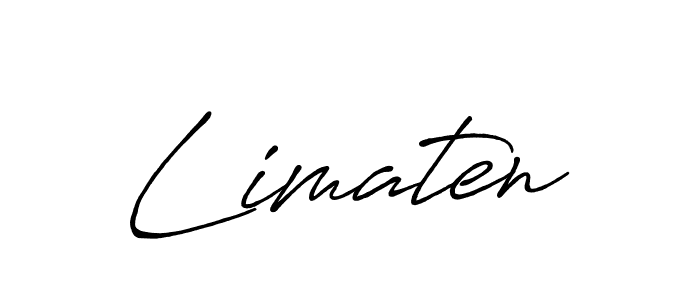 Create a beautiful signature design for name Limaten. With this signature (Antro_Vectra_Bolder) fonts, you can make a handwritten signature for free. Limaten signature style 7 images and pictures png