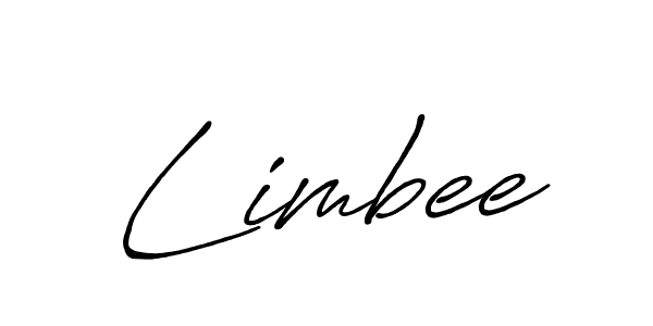 Use a signature maker to create a handwritten signature online. With this signature software, you can design (Antro_Vectra_Bolder) your own signature for name Limbee. Limbee signature style 7 images and pictures png