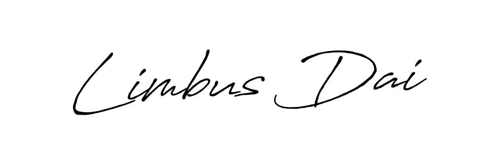 Similarly Antro_Vectra_Bolder is the best handwritten signature design. Signature creator online .You can use it as an online autograph creator for name Limbus Dai. Limbus Dai signature style 7 images and pictures png