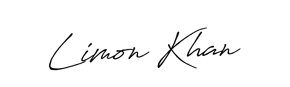 Also You can easily find your signature by using the search form. We will create Limon Khan name handwritten signature images for you free of cost using Antro_Vectra_Bolder sign style. Limon Khan signature style 7 images and pictures png