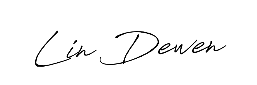 Make a beautiful signature design for name Lin Dewen. Use this online signature maker to create a handwritten signature for free. Lin Dewen signature style 7 images and pictures png