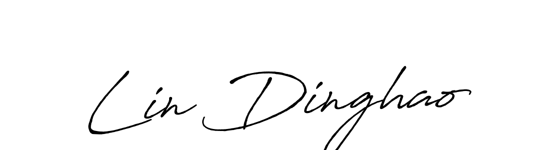 The best way (Antro_Vectra_Bolder) to make a short signature is to pick only two or three words in your name. The name Lin Dinghao include a total of six letters. For converting this name. Lin Dinghao signature style 7 images and pictures png