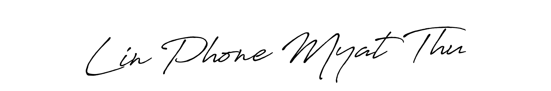 This is the best signature style for the Lin Phone Myat Thu name. Also you like these signature font (Antro_Vectra_Bolder). Mix name signature. Lin Phone Myat Thu signature style 7 images and pictures png