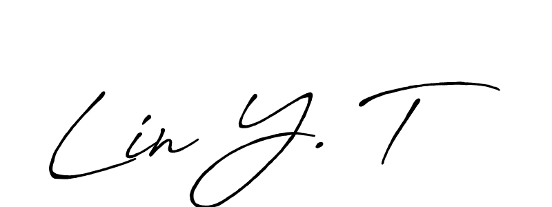 Make a short Lin Y. T signature style. Manage your documents anywhere anytime using Antro_Vectra_Bolder. Create and add eSignatures, submit forms, share and send files easily. Lin Y. T signature style 7 images and pictures png