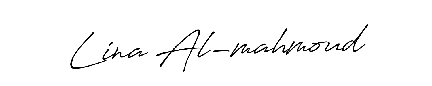 This is the best signature style for the Lina Al-mahmoud name. Also you like these signature font (Antro_Vectra_Bolder). Mix name signature. Lina Al-mahmoud signature style 7 images and pictures png