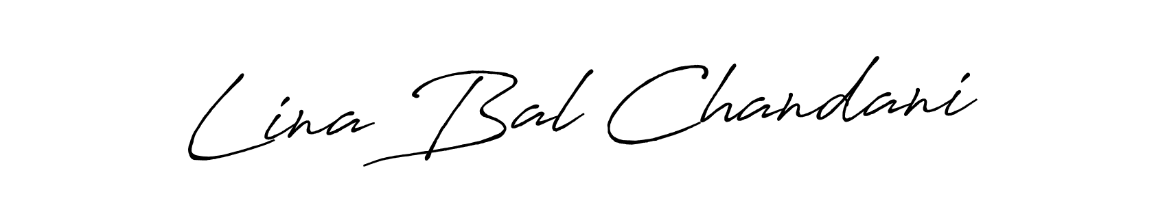 This is the best signature style for the Lina Bal Chandani name. Also you like these signature font (Antro_Vectra_Bolder). Mix name signature. Lina Bal Chandani signature style 7 images and pictures png