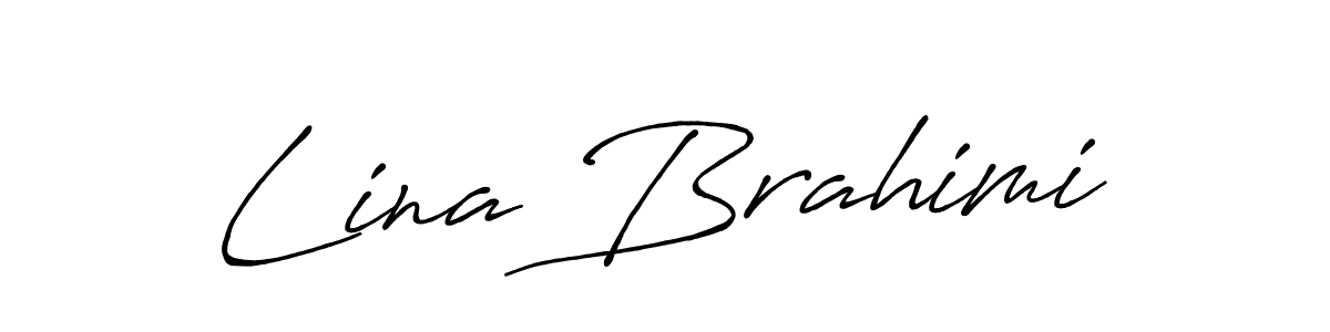 You can use this online signature creator to create a handwritten signature for the name Lina Brahimi. This is the best online autograph maker. Lina Brahimi signature style 7 images and pictures png