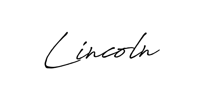 Design your own signature with our free online signature maker. With this signature software, you can create a handwritten (Antro_Vectra_Bolder) signature for name Lincoln. Lincoln signature style 7 images and pictures png