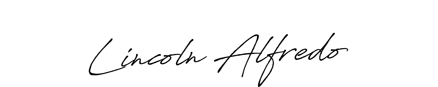 You can use this online signature creator to create a handwritten signature for the name Lincoln Alfredo. This is the best online autograph maker. Lincoln Alfredo signature style 7 images and pictures png