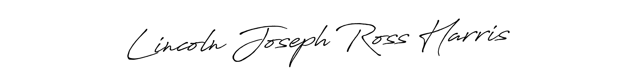 Lincoln Joseph Ross Harris stylish signature style. Best Handwritten Sign (Antro_Vectra_Bolder) for my name. Handwritten Signature Collection Ideas for my name Lincoln Joseph Ross Harris. Lincoln Joseph Ross Harris signature style 7 images and pictures png