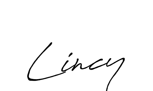 if you are searching for the best signature style for your name Lincy. so please give up your signature search. here we have designed multiple signature styles  using Antro_Vectra_Bolder. Lincy signature style 7 images and pictures png
