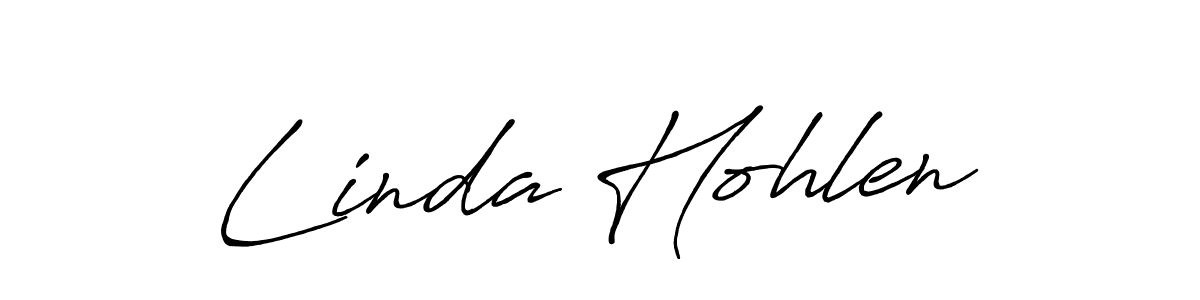 Also we have Linda Hohlen name is the best signature style. Create professional handwritten signature collection using Antro_Vectra_Bolder autograph style. Linda Hohlen signature style 7 images and pictures png