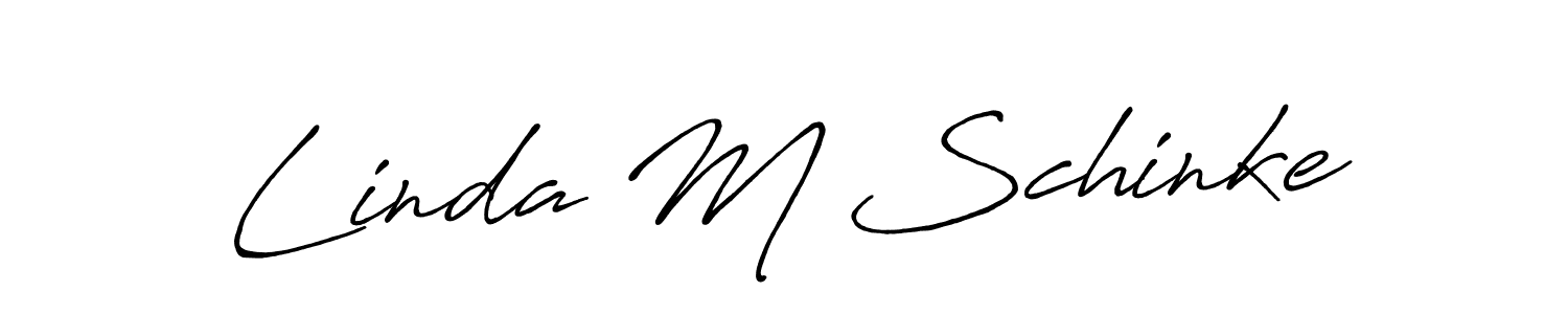 Also You can easily find your signature by using the search form. We will create Linda M Schinke name handwritten signature images for you free of cost using Antro_Vectra_Bolder sign style. Linda M Schinke signature style 7 images and pictures png