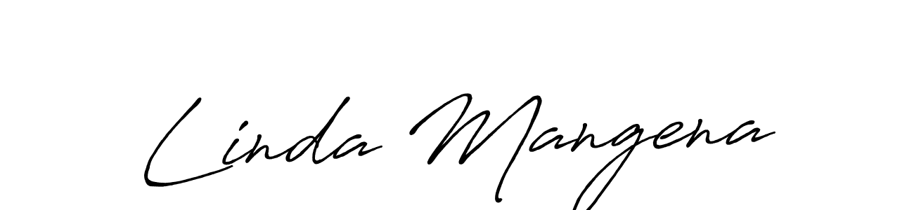Antro_Vectra_Bolder is a professional signature style that is perfect for those who want to add a touch of class to their signature. It is also a great choice for those who want to make their signature more unique. Get Linda Mangena name to fancy signature for free. Linda Mangena signature style 7 images and pictures png