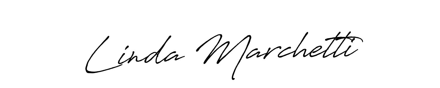 Design your own signature with our free online signature maker. With this signature software, you can create a handwritten (Antro_Vectra_Bolder) signature for name Linda Marchetti. Linda Marchetti signature style 7 images and pictures png