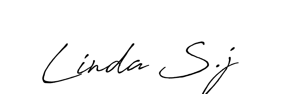 How to Draw Linda S.j signature style? Antro_Vectra_Bolder is a latest design signature styles for name Linda S.j. Linda S.j signature style 7 images and pictures png