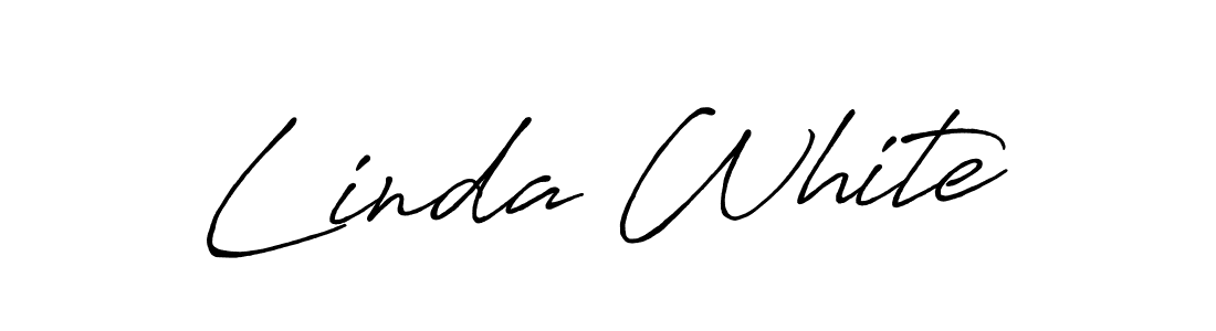 Make a beautiful signature design for name Linda White. Use this online signature maker to create a handwritten signature for free. Linda White signature style 7 images and pictures png