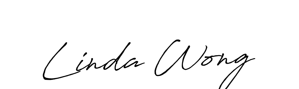 Also You can easily find your signature by using the search form. We will create Linda Wong name handwritten signature images for you free of cost using Antro_Vectra_Bolder sign style. Linda Wong signature style 7 images and pictures png