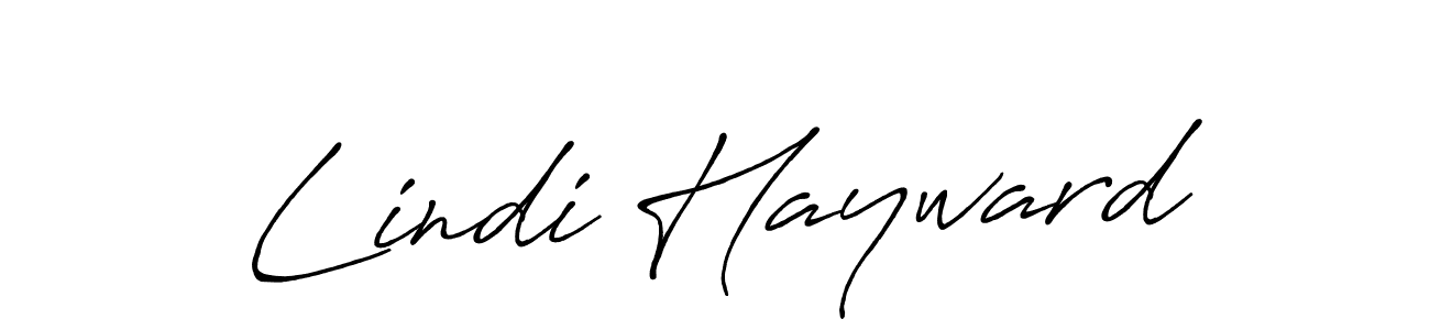 Make a beautiful signature design for name Lindi Hayward. With this signature (Antro_Vectra_Bolder) style, you can create a handwritten signature for free. Lindi Hayward signature style 7 images and pictures png