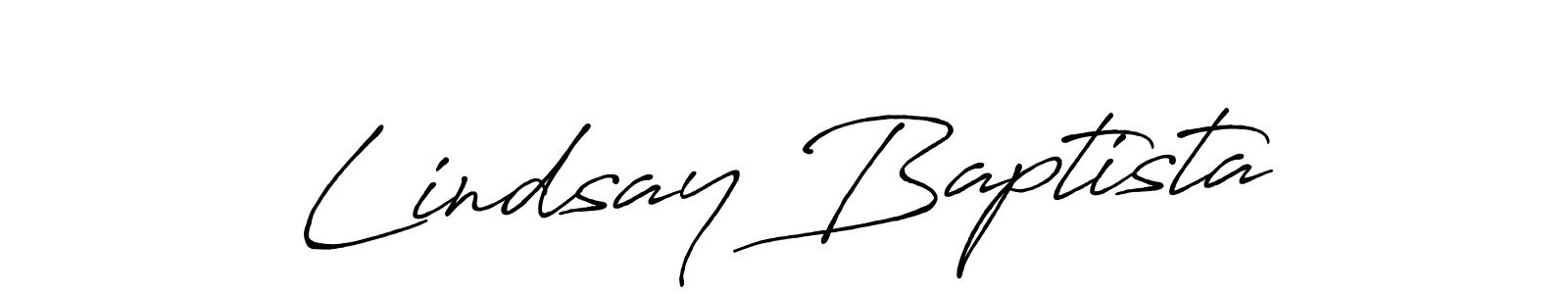 Also we have Lindsay Baptista name is the best signature style. Create professional handwritten signature collection using Antro_Vectra_Bolder autograph style. Lindsay Baptista signature style 7 images and pictures png