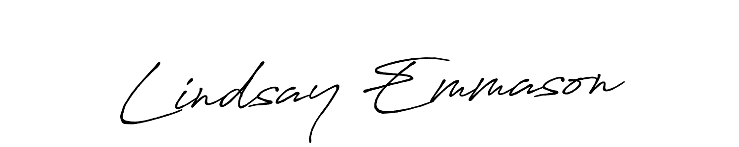 if you are searching for the best signature style for your name Lindsay Emmason. so please give up your signature search. here we have designed multiple signature styles  using Antro_Vectra_Bolder. Lindsay Emmason signature style 7 images and pictures png