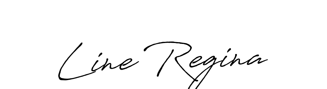 Once you've used our free online signature maker to create your best signature Antro_Vectra_Bolder style, it's time to enjoy all of the benefits that Line Regina name signing documents. Line Regina signature style 7 images and pictures png