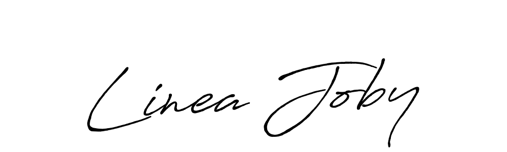 It looks lik you need a new signature style for name Linea Joby. Design unique handwritten (Antro_Vectra_Bolder) signature with our free signature maker in just a few clicks. Linea Joby signature style 7 images and pictures png