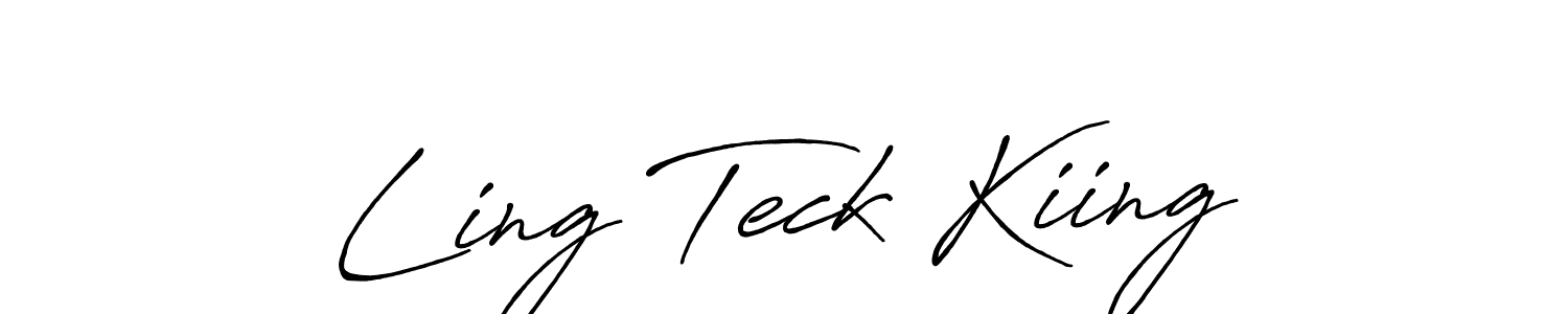 Antro_Vectra_Bolder is a professional signature style that is perfect for those who want to add a touch of class to their signature. It is also a great choice for those who want to make their signature more unique. Get Ling Teck Kiing name to fancy signature for free. Ling Teck Kiing signature style 7 images and pictures png