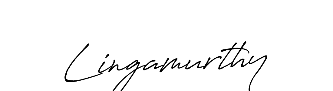 Design your own signature with our free online signature maker. With this signature software, you can create a handwritten (Antro_Vectra_Bolder) signature for name Lingamurthy. Lingamurthy signature style 7 images and pictures png