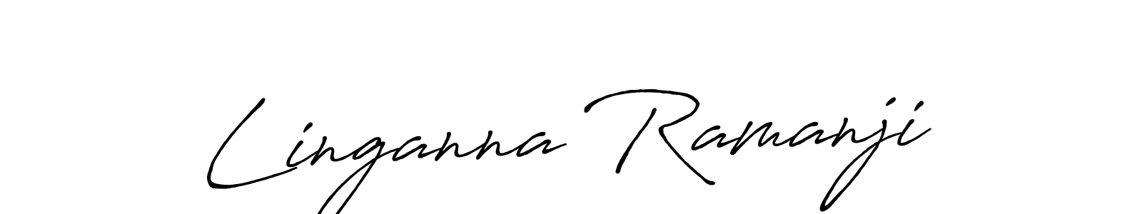 if you are searching for the best signature style for your name Linganna Ramanji. so please give up your signature search. here we have designed multiple signature styles  using Antro_Vectra_Bolder. Linganna Ramanji signature style 7 images and pictures png