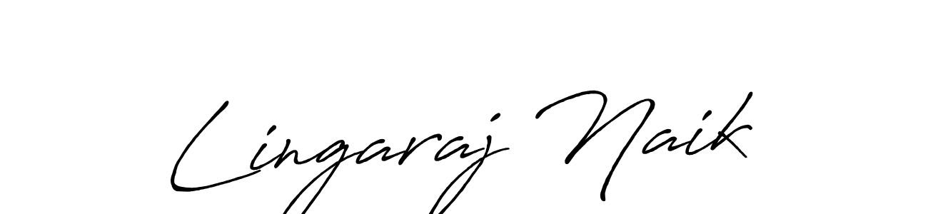 How to make Lingaraj Naik name signature. Use Antro_Vectra_Bolder style for creating short signs online. This is the latest handwritten sign. Lingaraj Naik signature style 7 images and pictures png