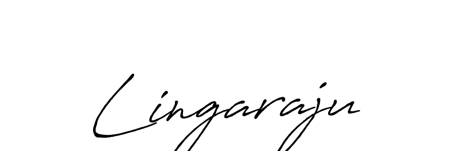 Make a beautiful signature design for name Lingaraju. With this signature (Antro_Vectra_Bolder) style, you can create a handwritten signature for free. Lingaraju signature style 7 images and pictures png