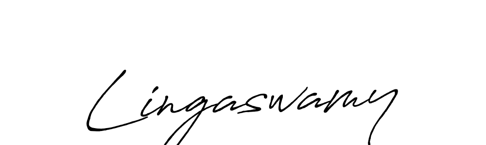 Lingaswamy stylish signature style. Best Handwritten Sign (Antro_Vectra_Bolder) for my name. Handwritten Signature Collection Ideas for my name Lingaswamy. Lingaswamy signature style 7 images and pictures png