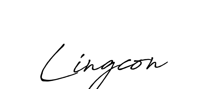 Once you've used our free online signature maker to create your best signature Antro_Vectra_Bolder style, it's time to enjoy all of the benefits that Lingcon name signing documents. Lingcon signature style 7 images and pictures png