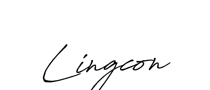 Once you've used our free online signature maker to create your best signature Antro_Vectra_Bolder style, it's time to enjoy all of the benefits that Lingcon name signing documents. Lingcon signature style 7 images and pictures png