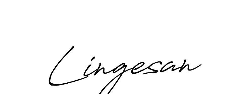 if you are searching for the best signature style for your name Lingesan. so please give up your signature search. here we have designed multiple signature styles  using Antro_Vectra_Bolder. Lingesan signature style 7 images and pictures png