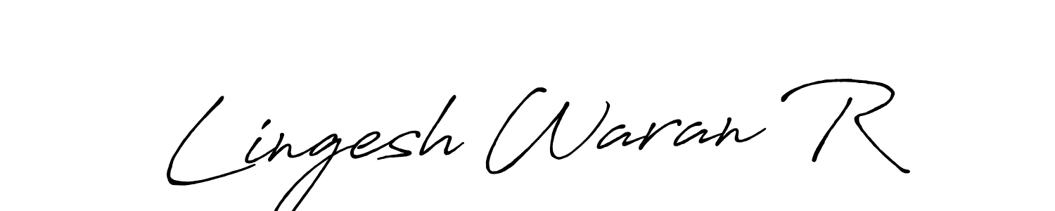 How to Draw Lingesh Waran R signature style? Antro_Vectra_Bolder is a latest design signature styles for name Lingesh Waran R. Lingesh Waran R signature style 7 images and pictures png