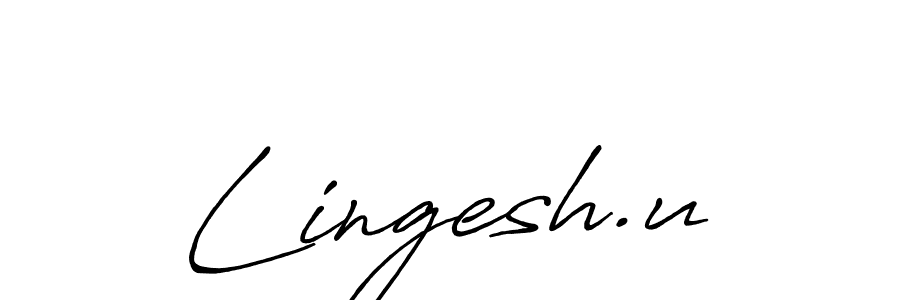 The best way (Antro_Vectra_Bolder) to make a short signature is to pick only two or three words in your name. The name Lingesh.u include a total of six letters. For converting this name. Lingesh.u signature style 7 images and pictures png