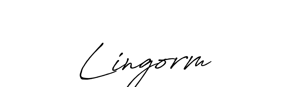 Lingorm♡ stylish signature style. Best Handwritten Sign (Antro_Vectra_Bolder) for my name. Handwritten Signature Collection Ideas for my name Lingorm♡. Lingorm♡ signature style 7 images and pictures png