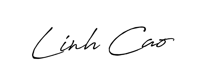 Once you've used our free online signature maker to create your best signature Antro_Vectra_Bolder style, it's time to enjoy all of the benefits that Linh Cao name signing documents. Linh Cao signature style 7 images and pictures png