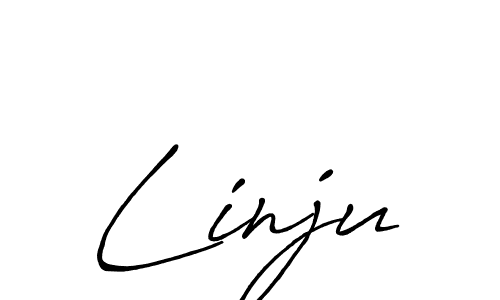 Also we have Linju name is the best signature style. Create professional handwritten signature collection using Antro_Vectra_Bolder autograph style. Linju signature style 7 images and pictures png