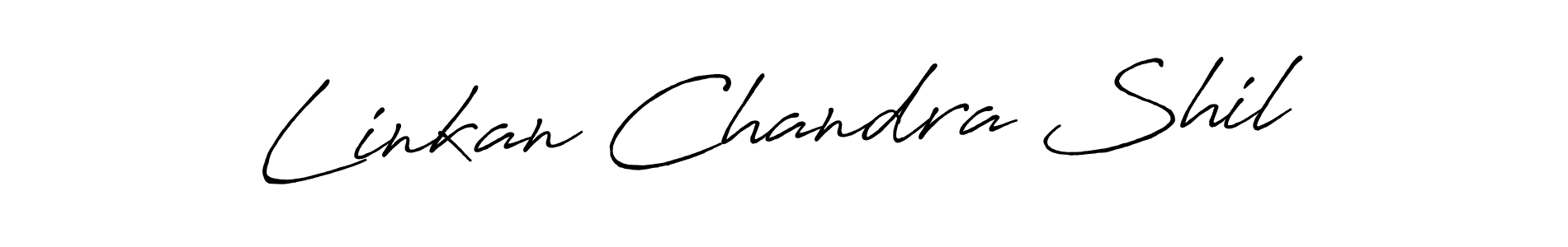 Use a signature maker to create a handwritten signature online. With this signature software, you can design (Antro_Vectra_Bolder) your own signature for name Linkan Chandra Shil. Linkan Chandra Shil signature style 7 images and pictures png