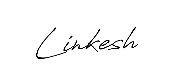 Also You can easily find your signature by using the search form. We will create Linkesh name handwritten signature images for you free of cost using Antro_Vectra_Bolder sign style. Linkesh signature style 7 images and pictures png