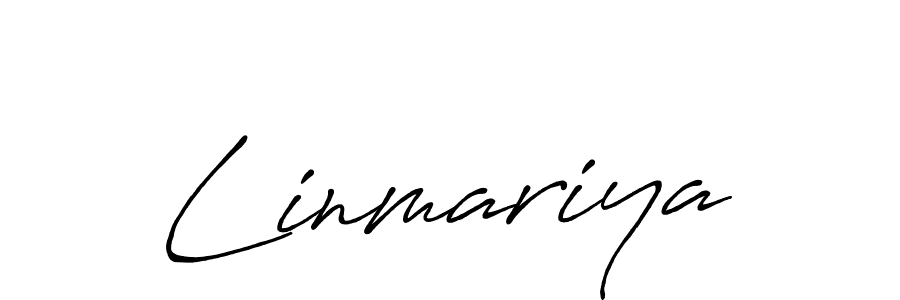 How to make Linmariya signature? Antro_Vectra_Bolder is a professional autograph style. Create handwritten signature for Linmariya name. Linmariya signature style 7 images and pictures png