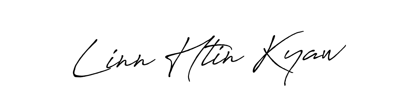 Also You can easily find your signature by using the search form. We will create Linn Htin Kyaw name handwritten signature images for you free of cost using Antro_Vectra_Bolder sign style. Linn Htin Kyaw signature style 7 images and pictures png