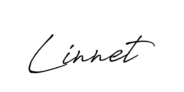 Also we have Linnet name is the best signature style. Create professional handwritten signature collection using Antro_Vectra_Bolder autograph style. Linnet signature style 7 images and pictures png