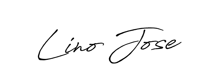 Design your own signature with our free online signature maker. With this signature software, you can create a handwritten (Antro_Vectra_Bolder) signature for name Lino Jose. Lino Jose signature style 7 images and pictures png